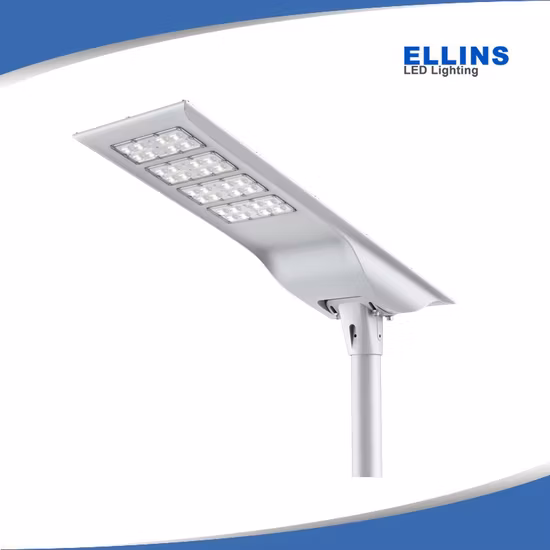 Illuminazione esterna Lampada da giardino a energia solare MPPT Lampione stradale a LED ad energia solare integrato