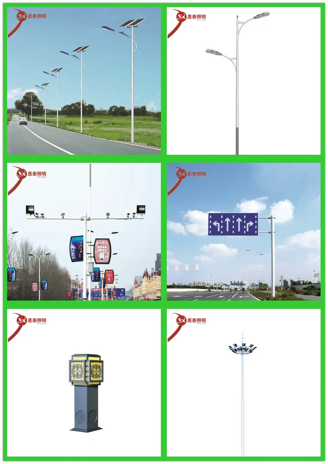 Galvanized Traffic and Telescopic CCTV Camera Mast Steel Pole for Monitoring