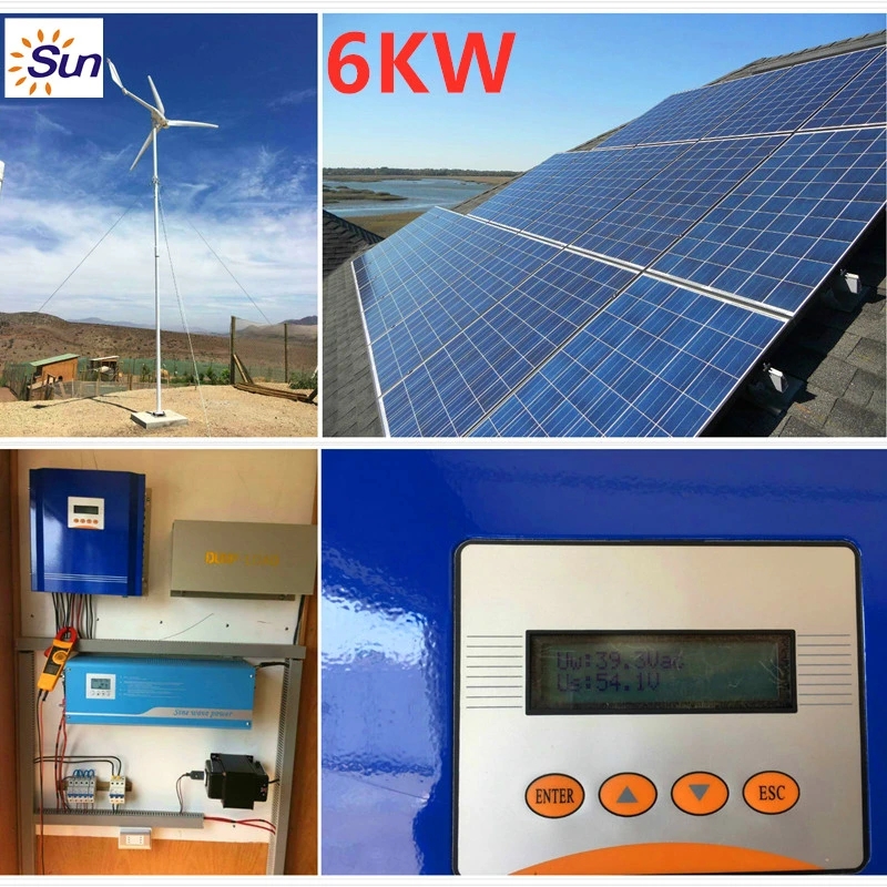 5kw Wind and Solar Hybrid System for Home Use