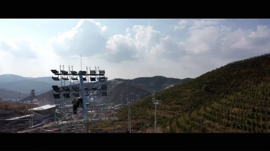 Faretto/Proiettore da stadio in acciaio zincato/metallo alto