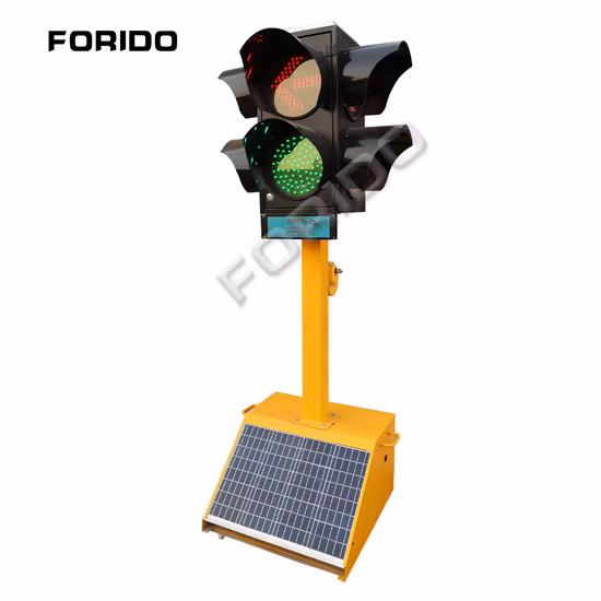 Semaforo pedonale rosso verde con semaforo a LED a palo