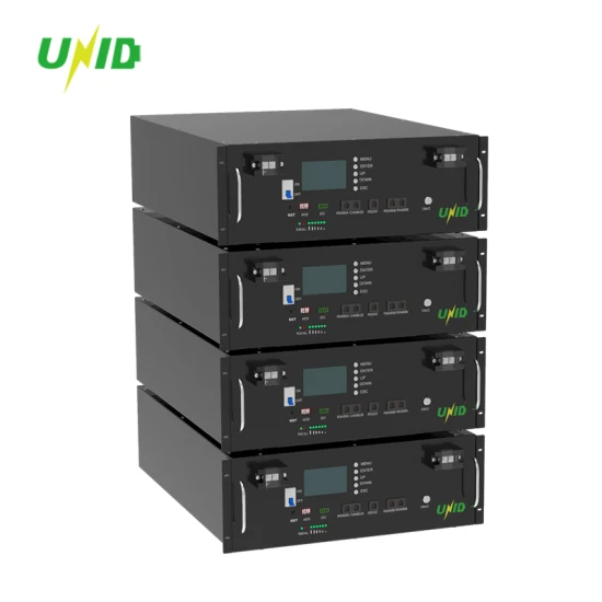 Pacchetto batteria agli ioni di litio del sistema di accumulo di energia solare Unid montato su rack 48V 51.2V per il backup energetico domestico